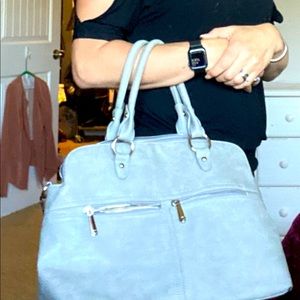 Grey COACH purse